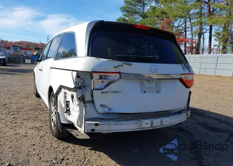 2012 Honda Odyssey Ex-L из США, поврежденный, VIN 5FNRL5H69CB016420